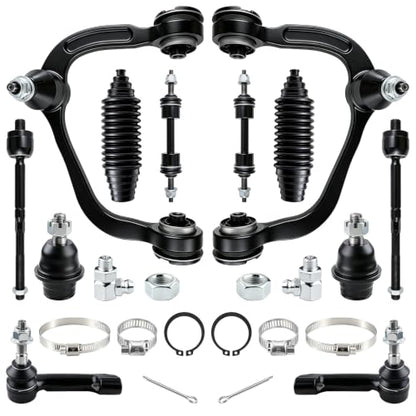 AUTOKAY 12PC Front Upper Control Arm Suspension Kit for Ford F150 2009-2014 - size: 16.54''×15.75''×5.91''