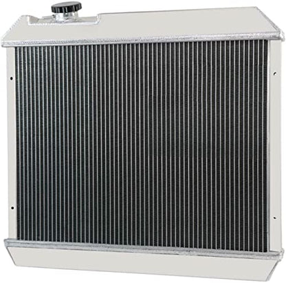 Direct Replacement for 1963-1966 1964 1965 Chevy C10 C20 C30 Pickup Truck V8 Aluminum Radiator (3-Row) (3-Row Radiator) - size: 3-Row