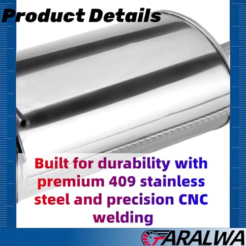 Direct Fit Exhaust Muffler For 2015-2016 Honda CR-V 2.4L,CRV45 - size: 2015-2016 Honda CR-V 2.4L
