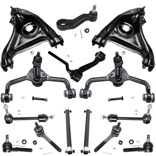 Detroit Axle - 14pc Front End Kit for 95-97 Crown Victoria lincoln Town Car - size: 14CS1201330/14PC