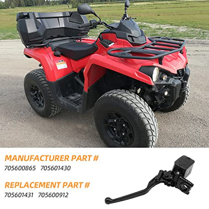 M MATI Brake Master Cylinder Front 705600865 705601430 Compatible with Can Am Outlander Renegade 650 450 500 570 800 850 1000 2012-2021 All Editon Left Brake Master Cylinder Replacement