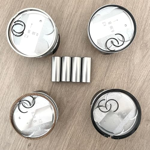 4pcs Piston Ring Kit 23041-2E800 +0.5mm Oversize For Hyundai Kia 2.0L G4NH