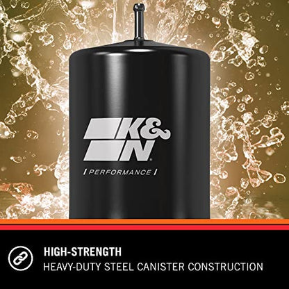 K&N Gasoline Fuel Filter: High Performance Fuel Filter, Premium Engine Protection, Compatible with 1982-2013 Ford, Lincoln, Mercury, Mazda Fuel Injected Gasoline Engines, PF-2300
