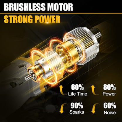 Right Angle Impact Wrench for Dewalt 20V MAX Battery (No Battery)