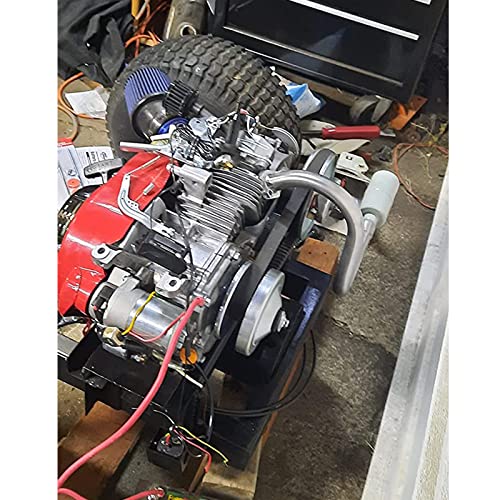 Exhaust with Muffler for Hemi Predator 212cc 6.5hp Honda GX160 GX200 Powerhorse 208cc DuroMax 7 Hp Go Kart and Mini Bike