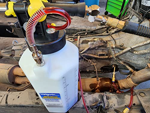 Mityvac MV7412 ATF Sealed Transmission Fluid Extractor and Refill Kit, 2.5 Gallon (10 Liter), Compressed Air, Isolated Flow Control, Pressure/Vacuum Switch Valves, MVA575 Flex Hose with Control Valve - style: MV7412