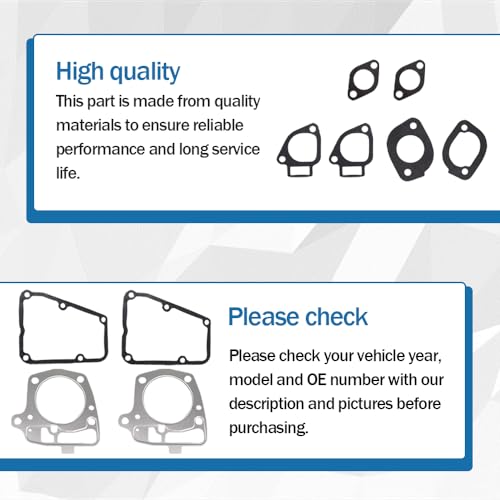 Gasket Kit Fits for Kawasaki FR651V R691V FR730V FS691V FX691V Engines 10D13 Replaces 11004-7026 110047026