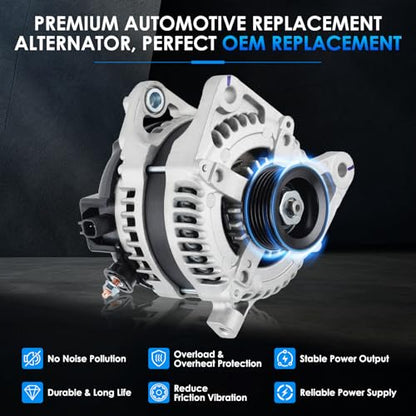 Car Alternator 11295 160A Fit for Grand Caravan Town & Country - size: #11295N, 11295 Alternator