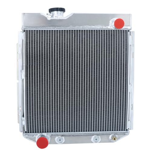 1965 66 1966 Mustang Radiator For 60-66 Ford Falcon Mustang Mercury Comet - size: 3 Row Radiator w/CNC Cap
