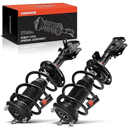 A-Premium Front Complete Strut Assemblies with Coil Springs, Set of 2 - style: Front Struts fit Mazda 3 2014-2018