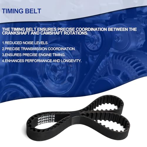 Timing Belt Water Pump Kit fits with Valve Cover Gasket for 1996-2001 For Acura Integra, 1997-2001 For Honda CR-V 1.8L 2.0L B18B1 B20B4 B20Z4 L4 DOHC 16V