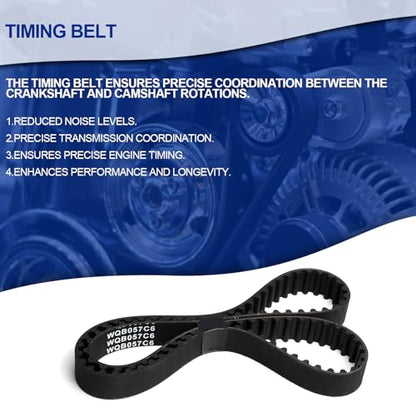 Timing Belt Water Pump Kit fits with Valve Cover Gasket for 1996-2001 For Acura Integra, 1997-2001 For Honda CR-V 1.8L 2.0L B18B1 B20B4 B20Z4 L4 DOHC 16V