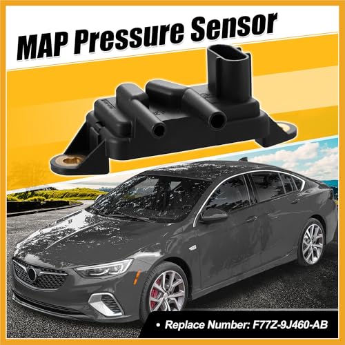 EGR Valve Pressure Feedback Sensor DPFE Sensor F77Z9J460AB DPFE15 for Ford F150 F250 Focus for Lincoln for Mazda for Mercury Exhaust Gas Recirculation Pressure Feedback Replacement