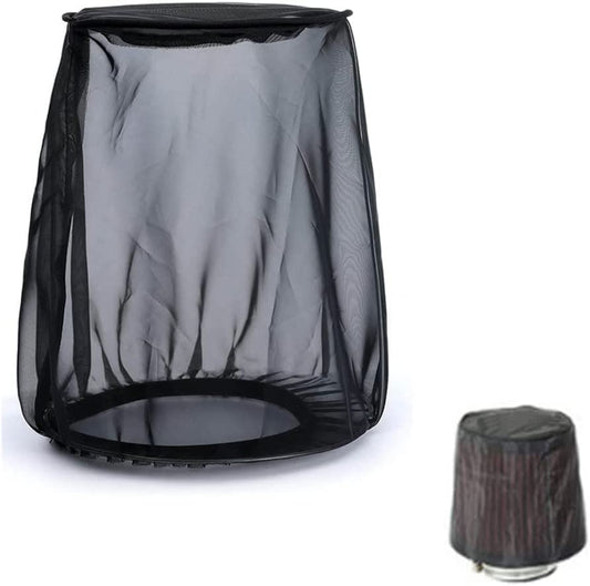 Air Filter Cover for Car Cold Air Intake Filter, Universal High Flow Air Intake Filter, Black, 1 PCS