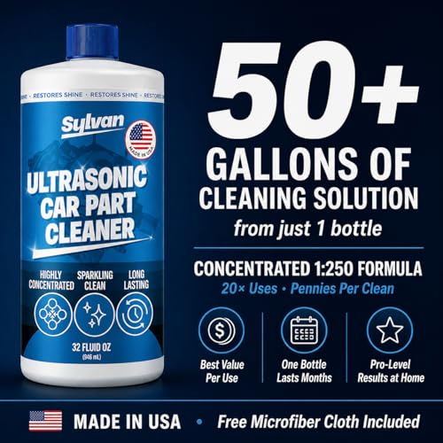 32 Oz. Ultrasonic Carburetor & Parts Cleaner Solution - size: 32 Fl Oz (Pack of 1)