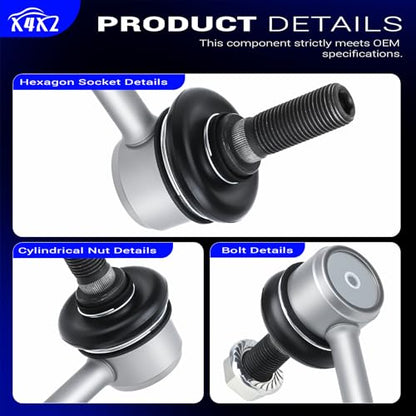 Zinc-Nickel Alloy Front Stabilizer Sway Bar Link OE# 4R3Z5K483AA K80899 - size: K80899