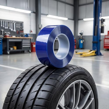 ABOOFAN Rim Protection Tape for Car Wheels, 30mm x 2M Hub Wheel Protection Film Roll, Strong Adhesive Auto Accessories