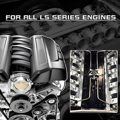 LS Coolant Crossover Steam Vent Kit 6.0 5.3 LS Steam 4 Port Line Kit - color: Silver