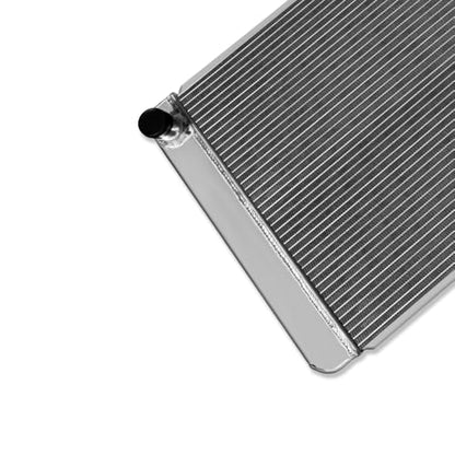 Universal 22" x 19" Aluminum 2 Rows Radiator For GM Chevy SBC BBC - size: 22" x 19"