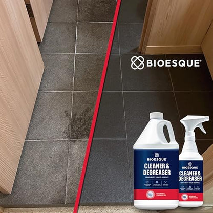Bioesque Heavy Duty Multi-Surface Cleaner & Degreaser Concentrated Professional Formula, 55 Gallon (Pack of 1) - size: 7040 Fl Oz (Pack of 1)
