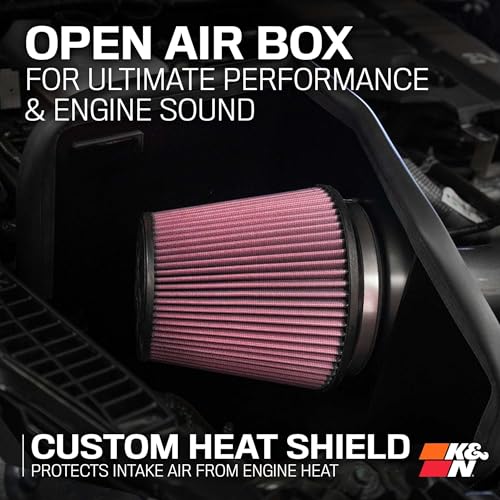 K&N Cold Air Intake System: High-Flow Air Filter, Increase Performance & Towing: Compatible with 1994-2002 Dodge/RAM: 2500, 3500, 57-1525