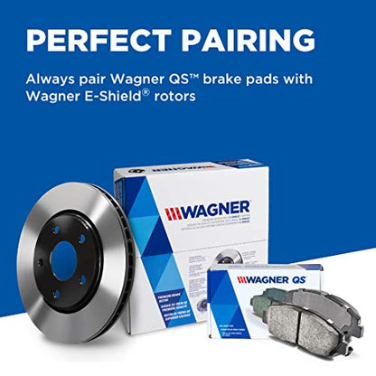 DRiV Wagner Disc Brake Pad Set - ZD866 - Ceramic Brakes for Car - Reduces Noise & Restores Braking Performance - Stainless-Steel Hardware - QS - Ceramic - style: QS - Ceramic