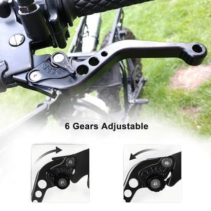 Motorcycle Clutch Brake Levers 7/8" 22mm Master Cylinder Lever Set