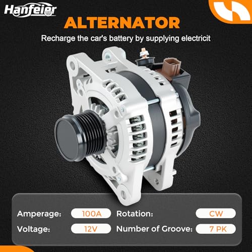 11136N Alternator for Lexus Toyota ES350 RX350 2007–2018 - size: 11136