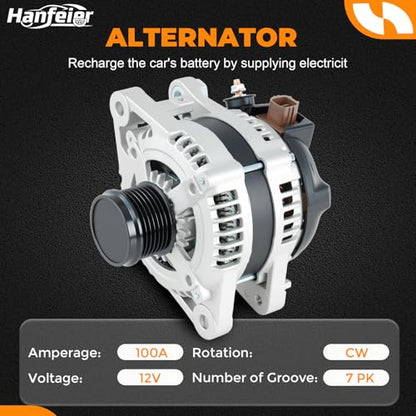 11136N Alternator for Lexus Toyota ES350 RX350 2007–2018 - size: 11136