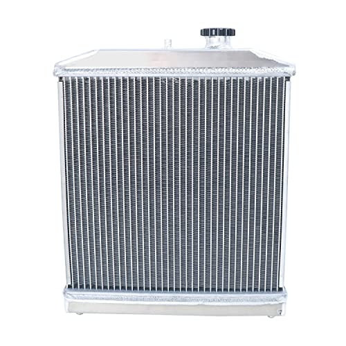 3 Row Radiator + Shroud Fan For Honda Civic D15 D16 EK 1992-2000 - size: 3 Row Radiator/w Cap+Shroud Fan+Relay Kit(AT)