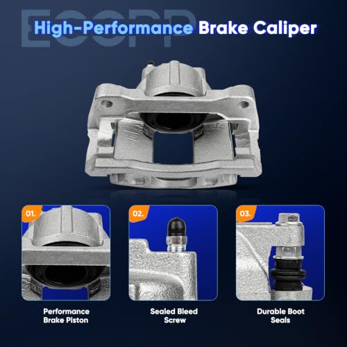 ECCPP 18B5044 Front Left Disc Brake Caliper Assembly - size: Front Left[18B5044]