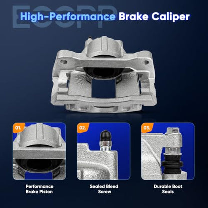 ECCPP 18B5044 Front Left Disc Brake Caliper Assembly - size: Front Left[18B5044]