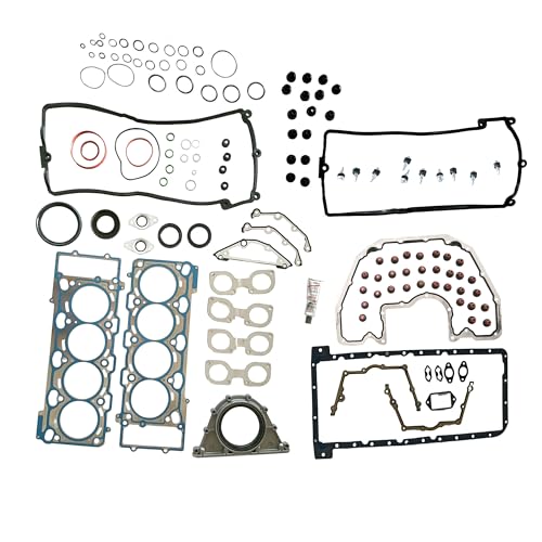 PartsFlow Engine Head Gasket Set fits for 2002 2003 2004 2005 2006 2007 2008 2009 2010 BMW E65 550i 545i 645Ci 745i 4.4L 4.8L V8 11127513195 11127518017 11127966204 OS32397 - color: 11127966204 OS32397