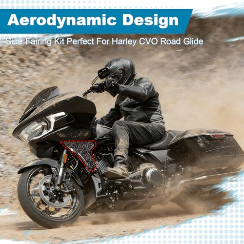Side Fairing Panel Bracket Kit for Harley CVO Road Glide ST - color: Forge Carbon
