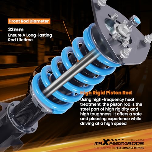 maXpeedingrods Coilover for Subaru Impreza WRX 2000-2007, Forester 03-08 - size: Forester 2003-2008