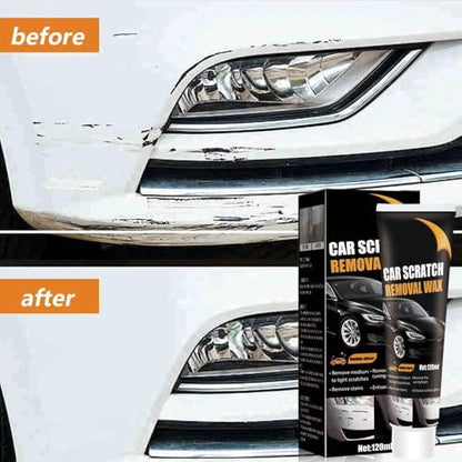 Scratch Repair Wax for Car, 2025 Upgrade Car Scratch Repair Paste Polishing Wax, Premium Car Scratch Remover Kit with Wipe & Sponge for Vehicles for Scratches