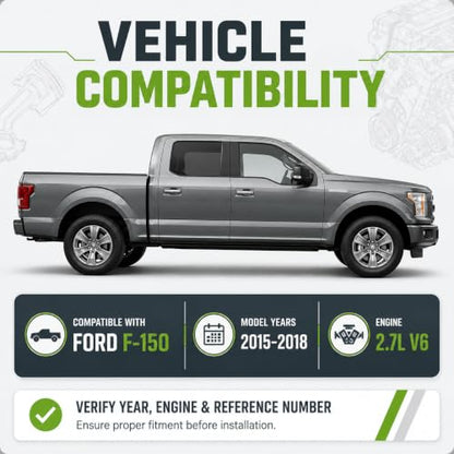 Engine Oil Pan Kit Compatible with 2015-2018 Ford F-150 2.7L V6