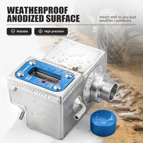 NICECNC Cooling Reservoir Expansion Tank Aluminum, Blue - color: Blue