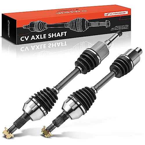 A-Premium Set of 2 Front CV Axle Shaft Assembly - style: Front Driver and Passenger Side
