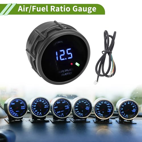 Air/Fuel Ratio Gauge 2" 52mm AFR Controller Black