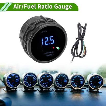 Air/Fuel Ratio Gauge 2" 52mm AFR Controller Black