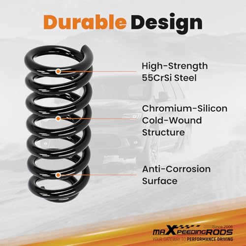 maXpeedingrods 1” Front Lowering Spring for Chevy C10/GMC C15 1963-1987 - size: 1" Front Drop