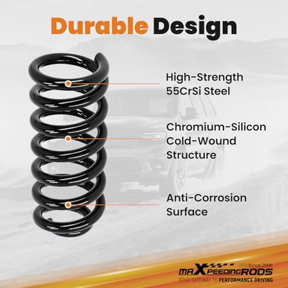 maXpeedingrods 1” Front Lowering Spring for Chevy C10/GMC C15 1963-1987 - size: 1" Front Drop