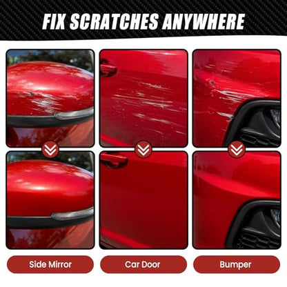 Touch Up Paint for Toyota Supersonic Red(3U5), 0.4 fl oz OEM Color Match Automotive Paint Pen for RAV4/Camry/Camry/Tacoma/Tundra/Toyota Crown/Prius/Sequoia/bZ4X - color: Supersonic Red