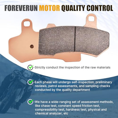 Front Rear Sintered Brake Pads Fits Harley FLTRX FLTRXS
