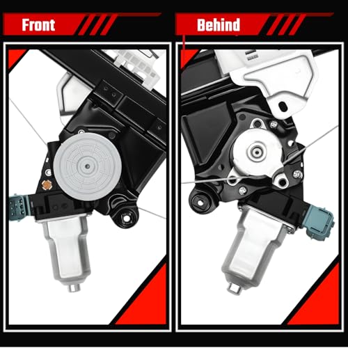 751-394 Front Driver Side Power Window Regulator with Motor (with Express Up Or Down & 6 pins) Compatible with Nissan Sentra 2013-2019, Replace 80721-3SG0A - size: Front Left, style: 751-394