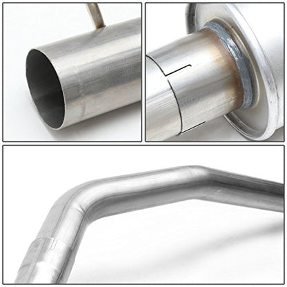 Auto Dynasty 3.15" Round Catback Exhaust System For 2005-2010 Jeep Grand