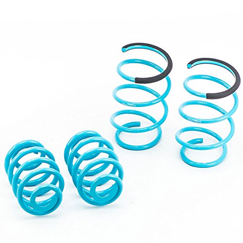 Godspeed LS-TS-BW-0006 Traction-S Performance Lowering Springs, Reduce Body Roll, Improved Handling, Set of 4, compatible with BMW 3 Series 1999-2005 (Does not fit Xi Models) (E46)