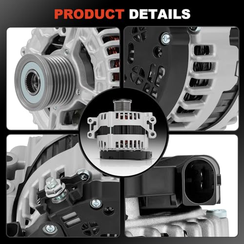 11302 Alternator Compatible with BMW 180Amp High Output Car Alternators - size: 11302