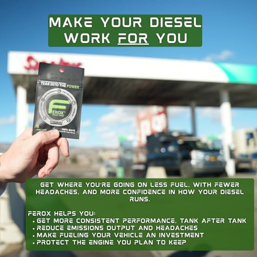 Ferox Fuel Catalyst for Trucks, Heavy-Duty Fuel Treatment for Diesel, Gas - size: Pack of 6 - Truck